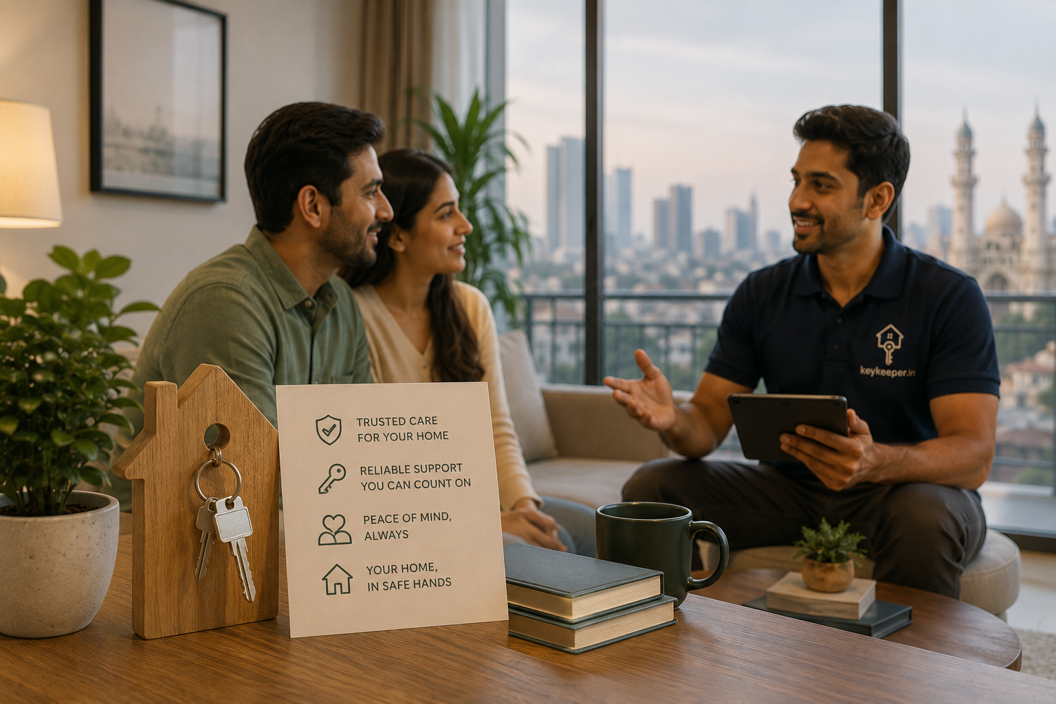KeyKeeper property care in a Hyderabad home